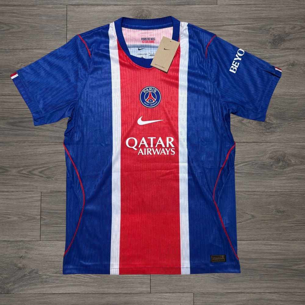 Nike PSG Hakimi 2025-26 Home Jersey Aero-Fit ADV 2 Medium Blue Red